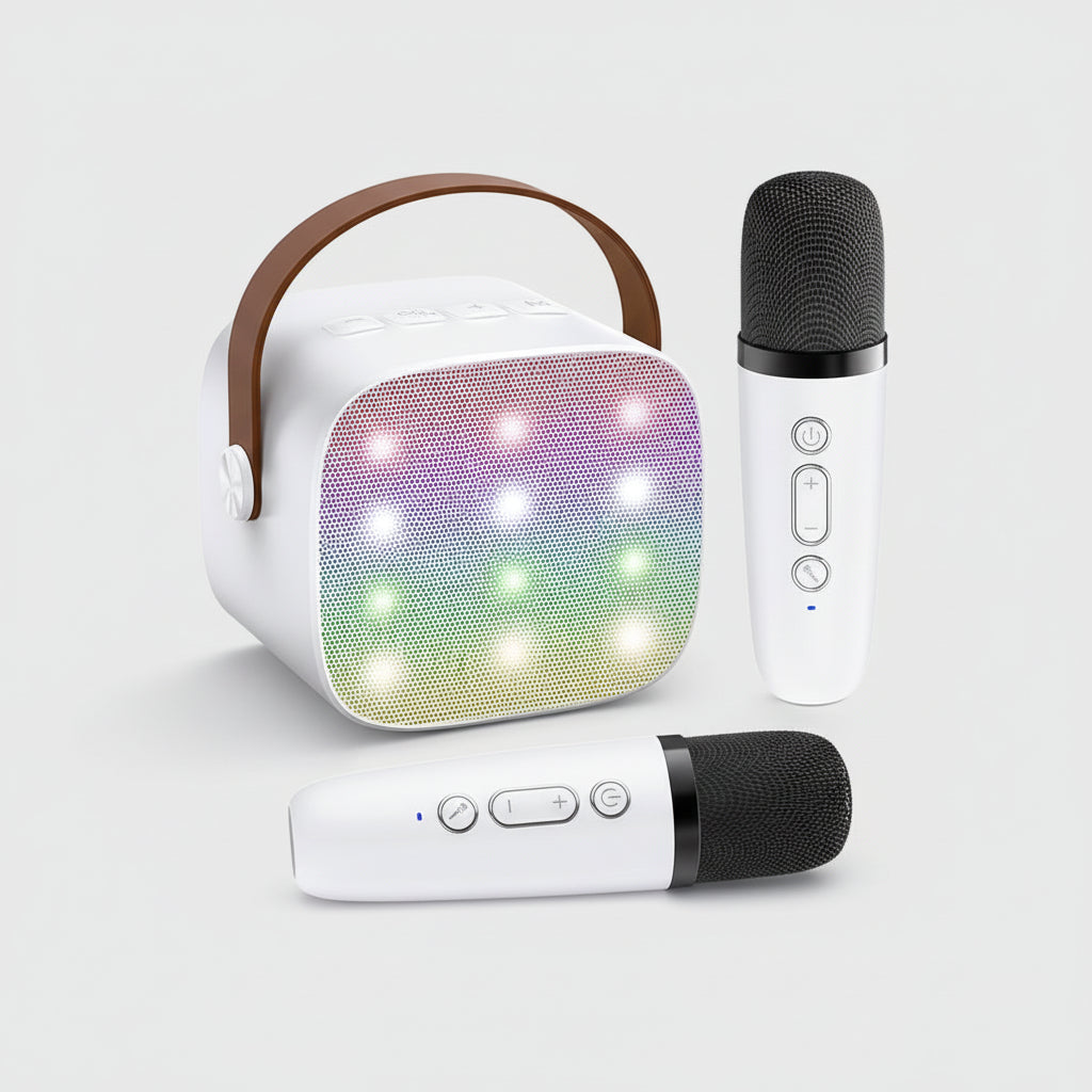 Karaoke Machine Bluetooth Portable Speaker Wireless Microphones