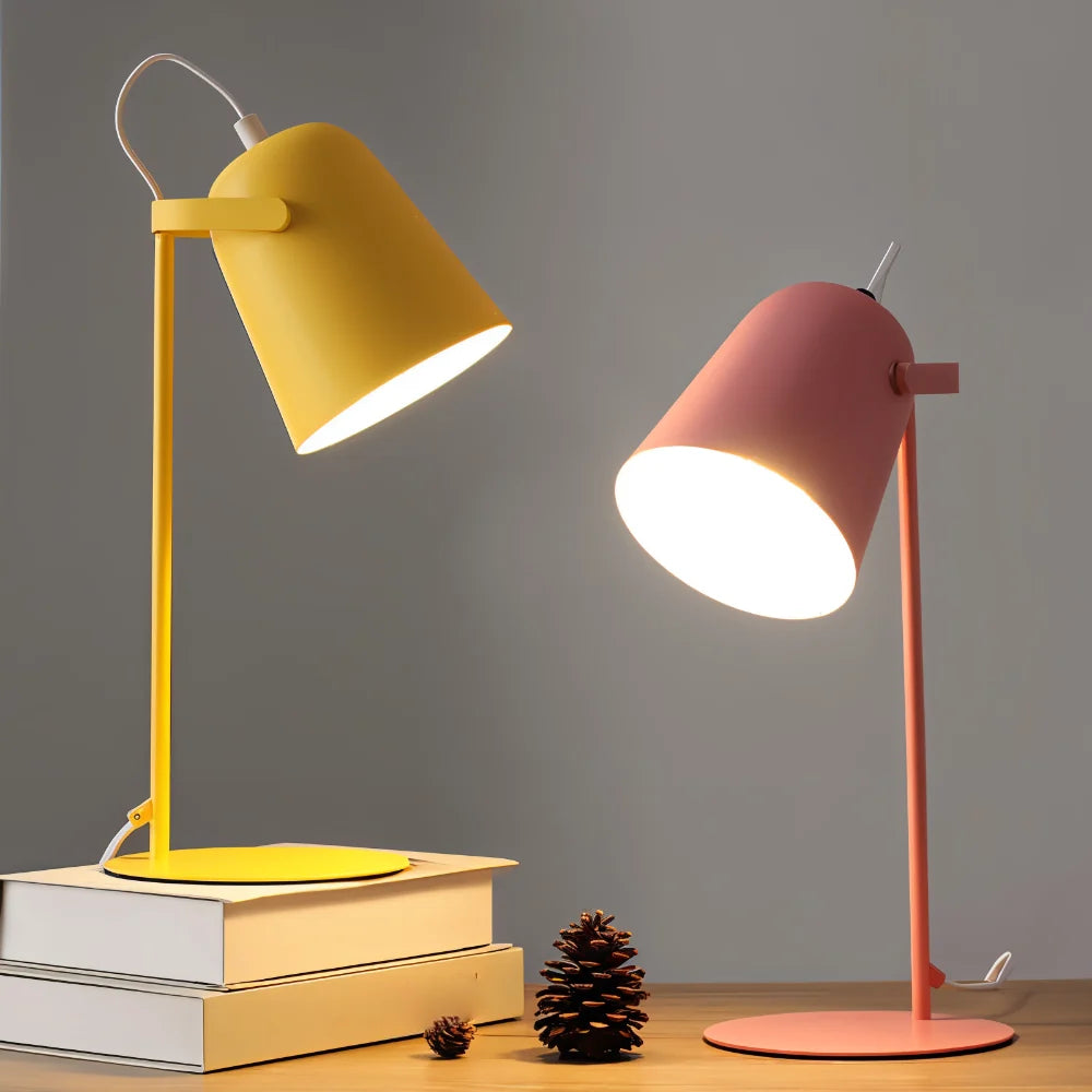 Table Lamp Rotating Metal Adjustable Desk Light