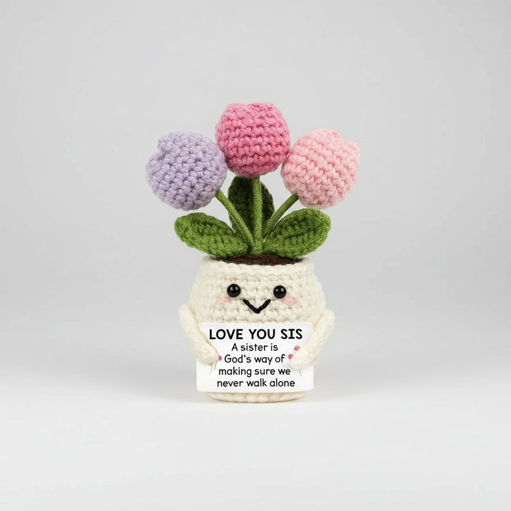 Mothers Day Gifts Crochet Flower Handmade Desk Decor