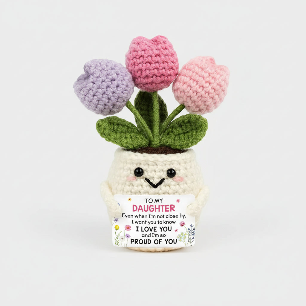 Mothers Day Gifts Crochet Flower Handmade Desk Decor