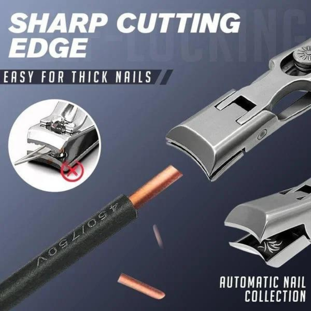 Nail Clippers Heavy Duty Stainless Steel Wide Jaw Nail Trimmer