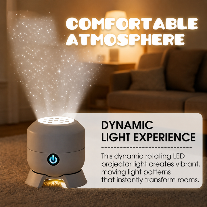 Night Light Projector Rotating Ocean Room Lamp