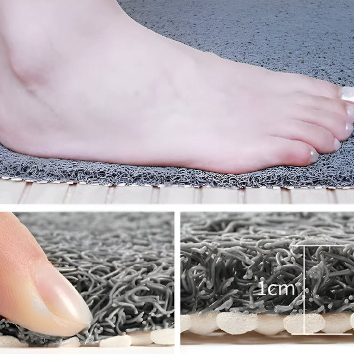 Bath Mat Shower Non Slip Cushioned Floor Rug