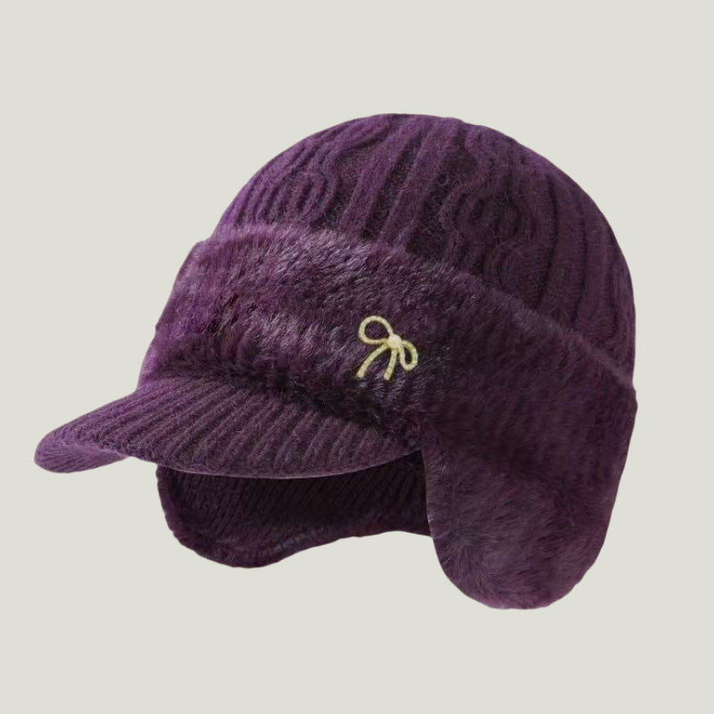 Winter Hat Trapper Ear Flap Knit Cap