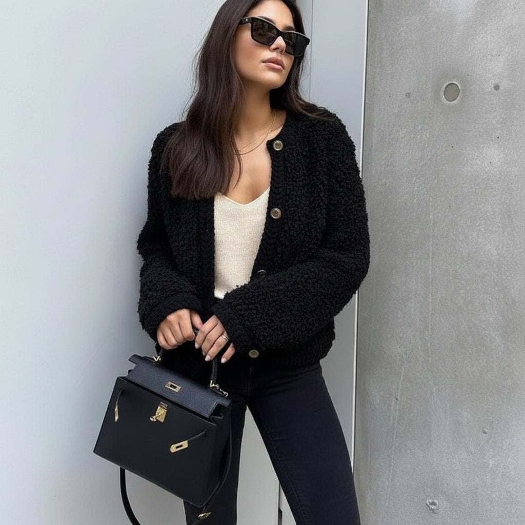 Women Jacket Teddy Overshirt Casual Formal Wear