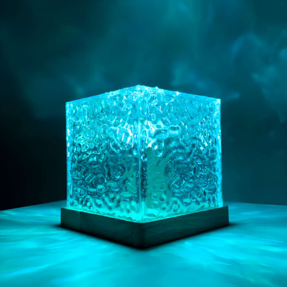 Light LED Projector colour Cube Room Lamp