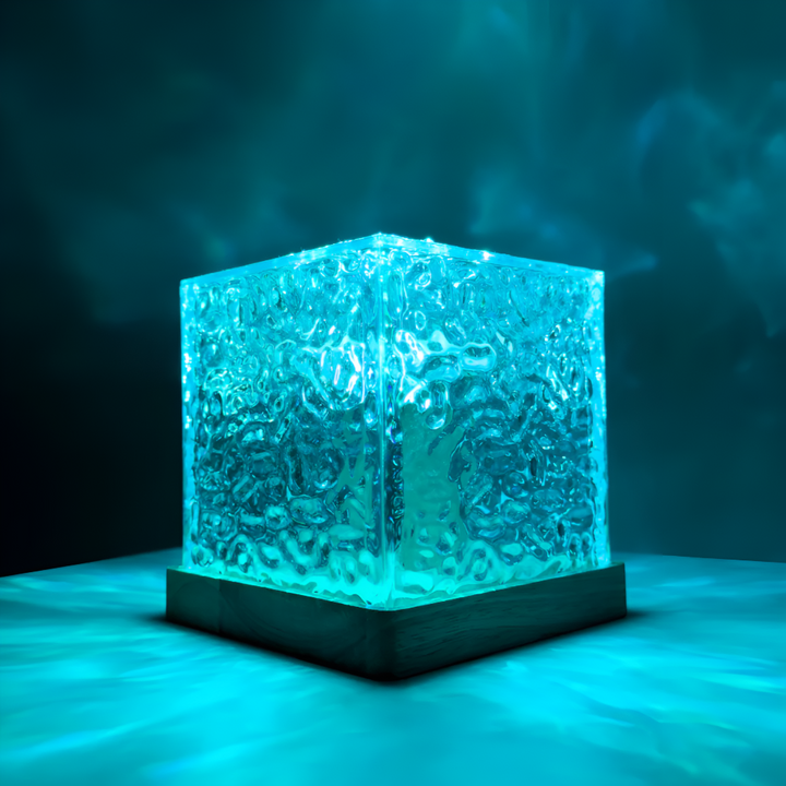 Light LED Projector colour Cube Room Lamp