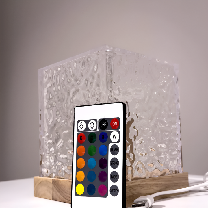 Light LED Projector colour Cube Room Lamp