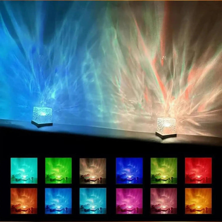 Light LED Projector colour Cube Room Lamp