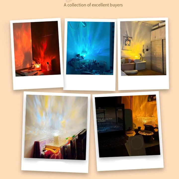 Light LED Projector colour Cube Room Lamp