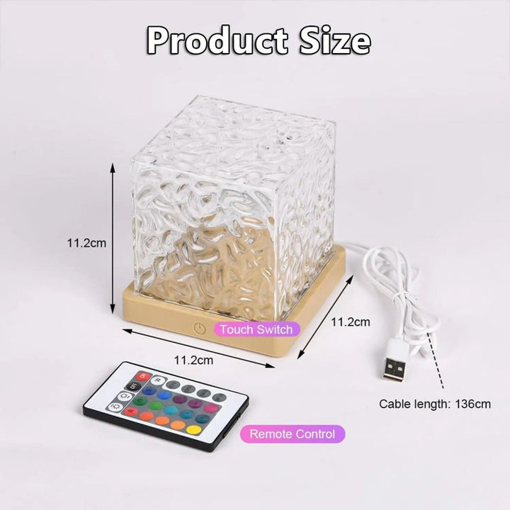 Light LED Projector colour Cube Room Lamp