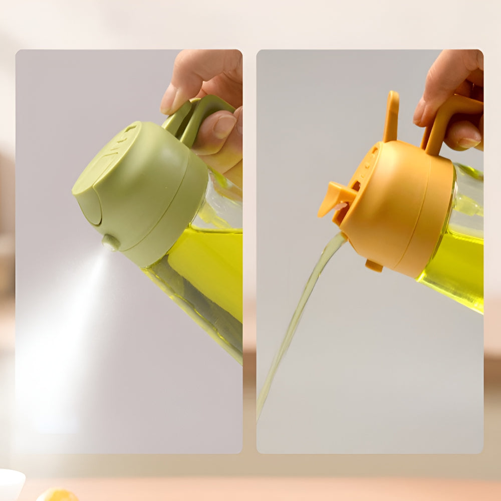 Oil Sprayer Glass Oil Dispenser Kitchen Refillable Spray
