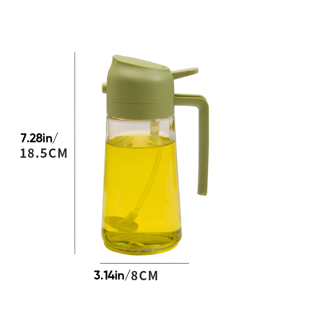 Oil Sprayer Glass Oil Dispenser Kitchen Refillable Spray