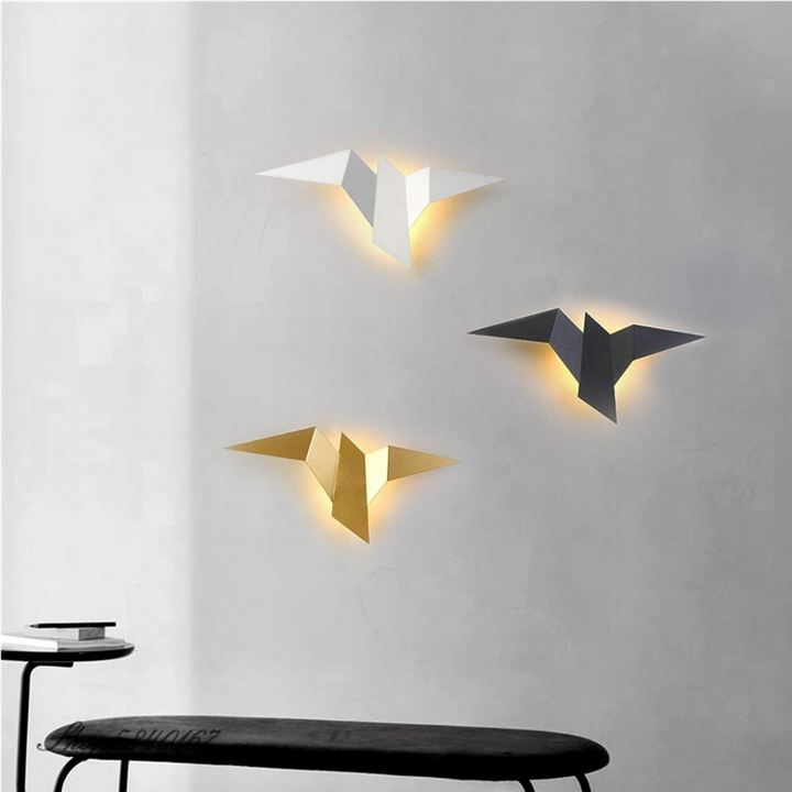 Origami Wall Lamp | Unique Modern Indoor LED Sconce