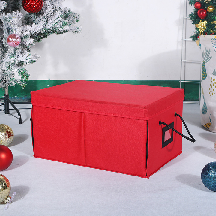 Christmas Ornament Storage Box Stackable Trays Dividers