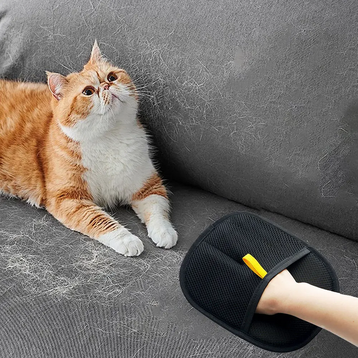 Pet Hair Remover Glove Furniture Clothing Carpet Cleaning