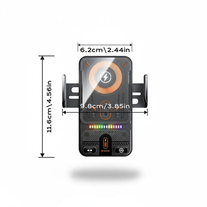 Phone Holder Wireless Charging Car Mount Auto Clamp Vent