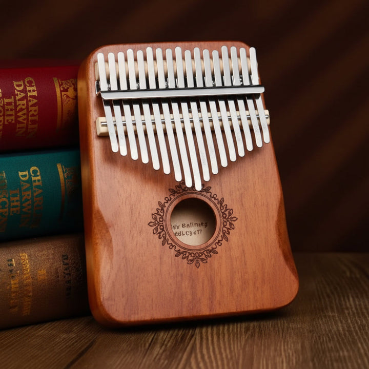 Kalimba Piano Thumb Mahogany Wood 17 Key Instrument