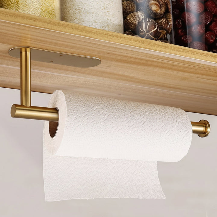 Paper Towel Holder Under Cabinet Black Stainless Steel