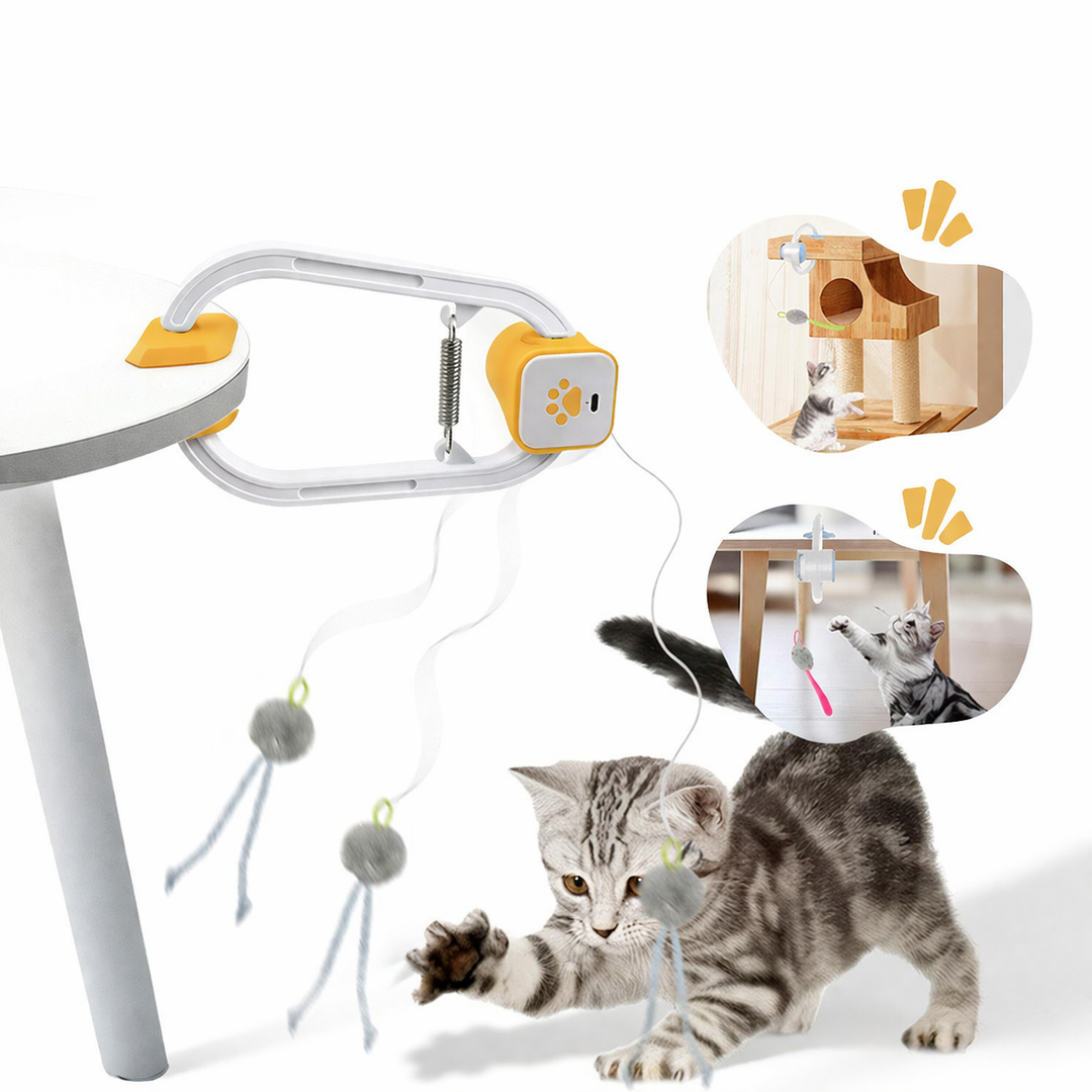 Cat Toy Interactive Electronic Teaser USB Rechargeable Mice