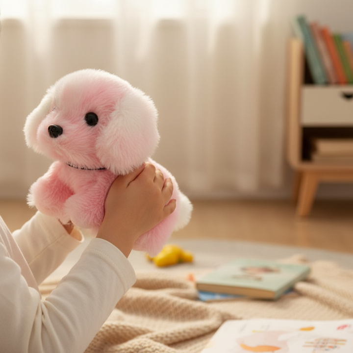 Plush Dog Toy Interactive Walking Barking Puppy Figure
