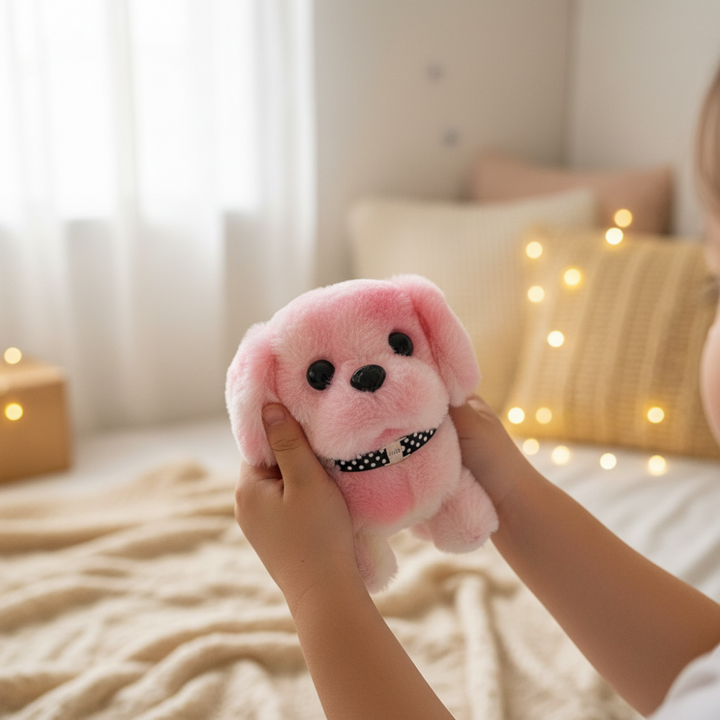 Plush Dog Toy Interactive Walking Barking Puppy Figure