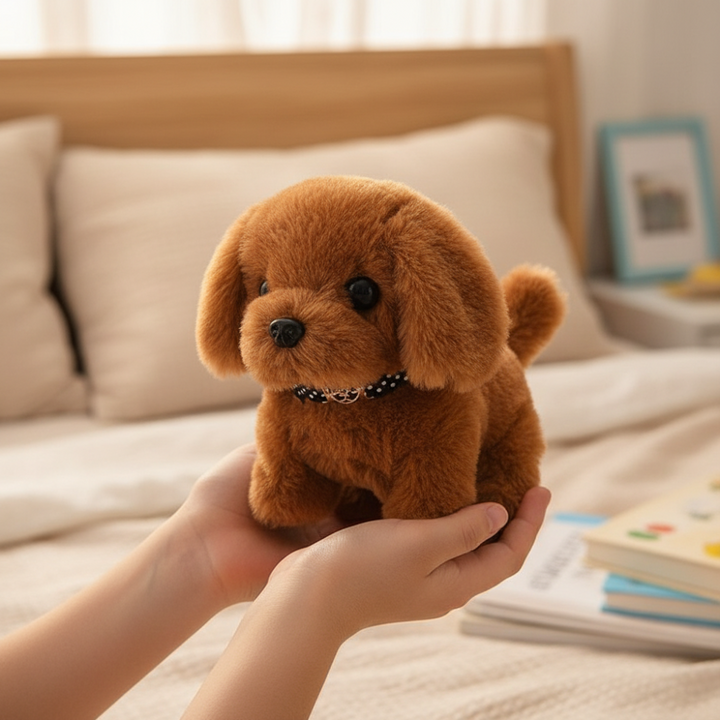 Plush Dog Toy Interactive Walking Barking Puppy Figure