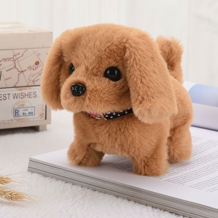 Plush Dog Toy Realistic Moving Sound Interactive Toy