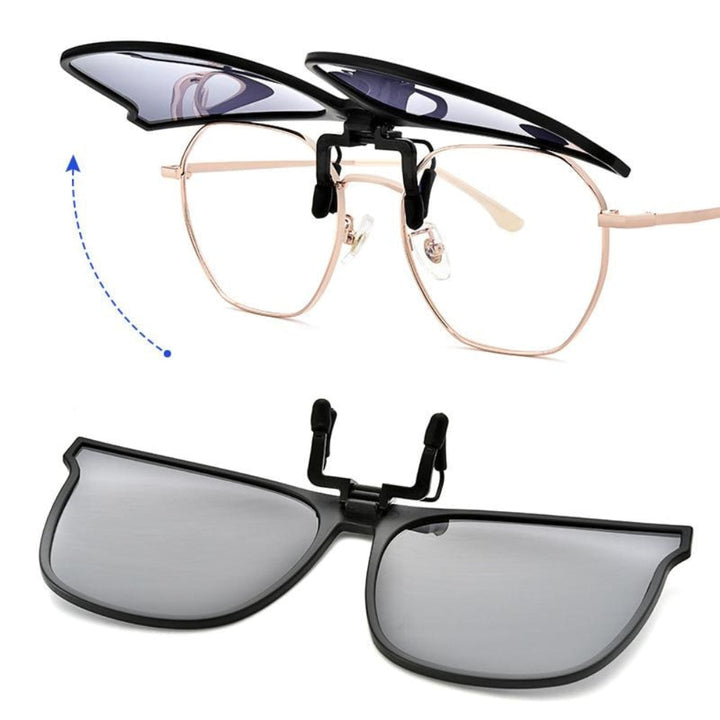 Polarized Sunglasses UV Protection Clip-On Foldable Trim