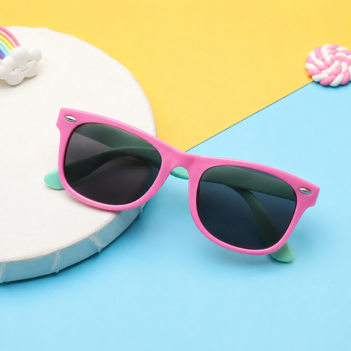Polarized Sunglasses UV Protection Kids Flexible Wraparound