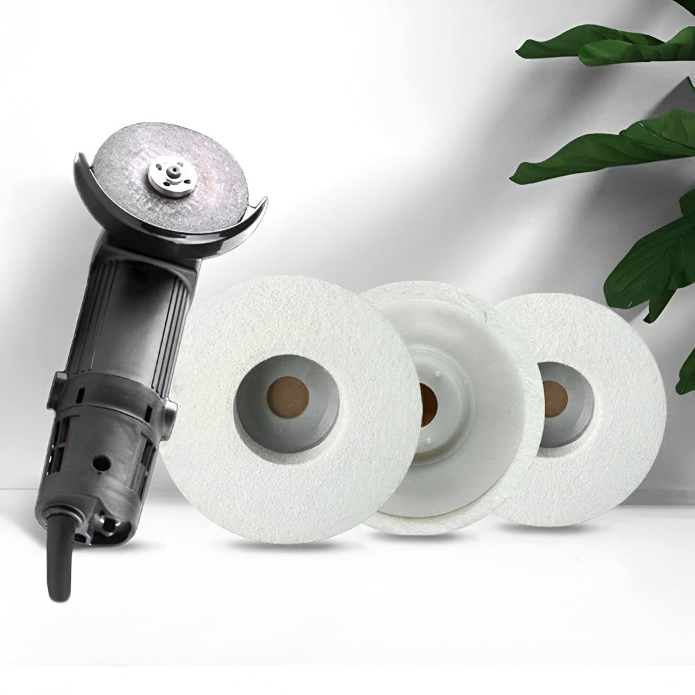 Polishing Wheel Felt Disc Grinder Surface Buffing Pad Set