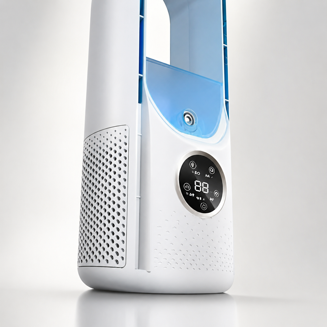 Portable Air Conditioner Bladeless Quiet Cooling Fan