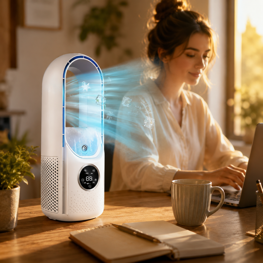 Portable Cooling Fan Bladeless Air Conditioner