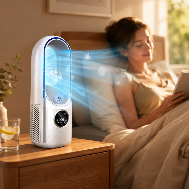 Portable Cooling Fan Bladeless Air Conditioner