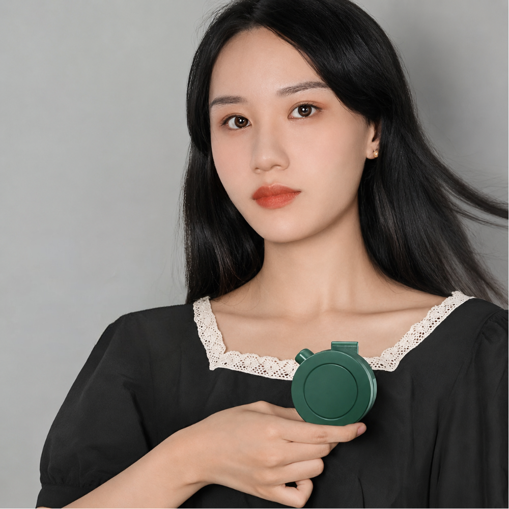 Portable Fan Mini Clip Neck Fan Adjustable Foldable