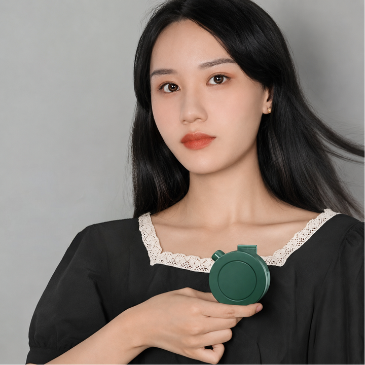 Portable Fan Mini Clip Neck Fan Adjustable Foldable