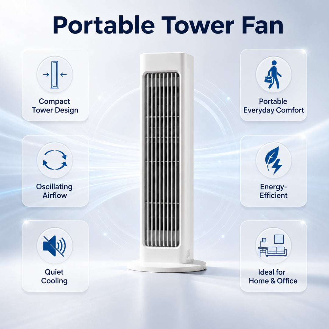 Portable Fan Tower Fan Cooling Fan Oscillating
