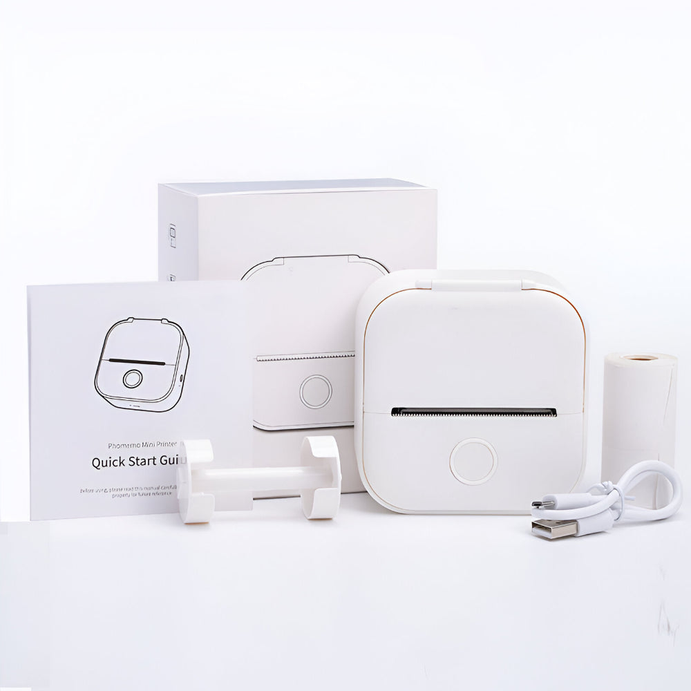 Portable Thermal Printer Bluetooth Pocket Photo Label Device