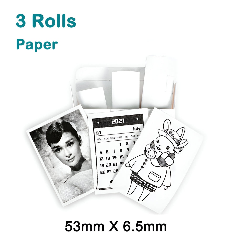 Portable Thermal Printer Bluetooth Pocket Photo Label Device