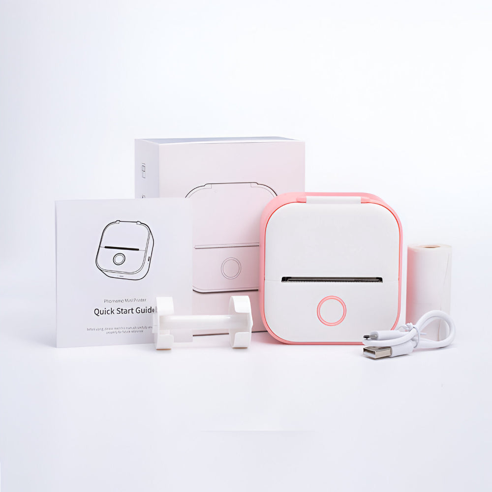 Portable Thermal Printer Bluetooth Pocket Photo Label Device