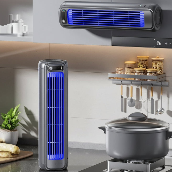 Portable Fan Tower Cooling Compact Desk Adjustable Desktop