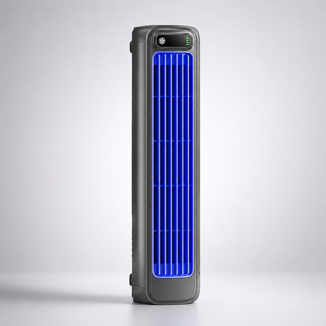 Portable Tower Small Fan Quiet Oscillating Desktop