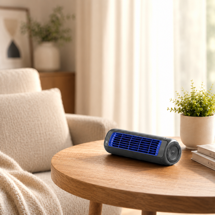 Portable Tower Small Fan Quiet Oscillating Desktop