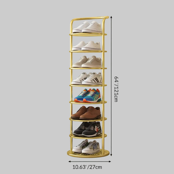 Shoe Rack Vertical Storage Metal Organizer Entryway Closet
