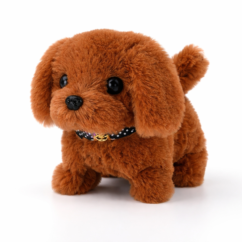 Robot Dog Interactive Plush Puppy Toy Realistic Walking Puppy