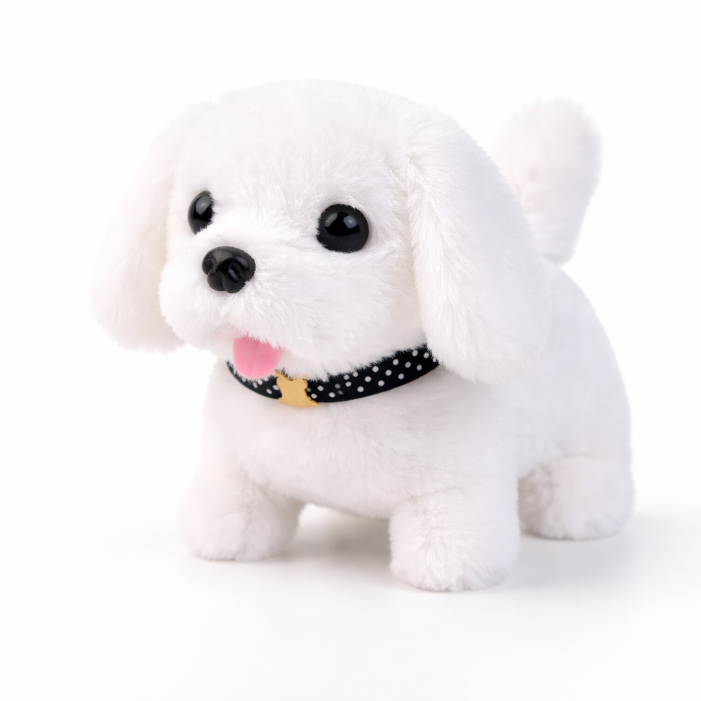 Robot Dog Interactive Plush Puppy Toy Realistic Walking Puppy