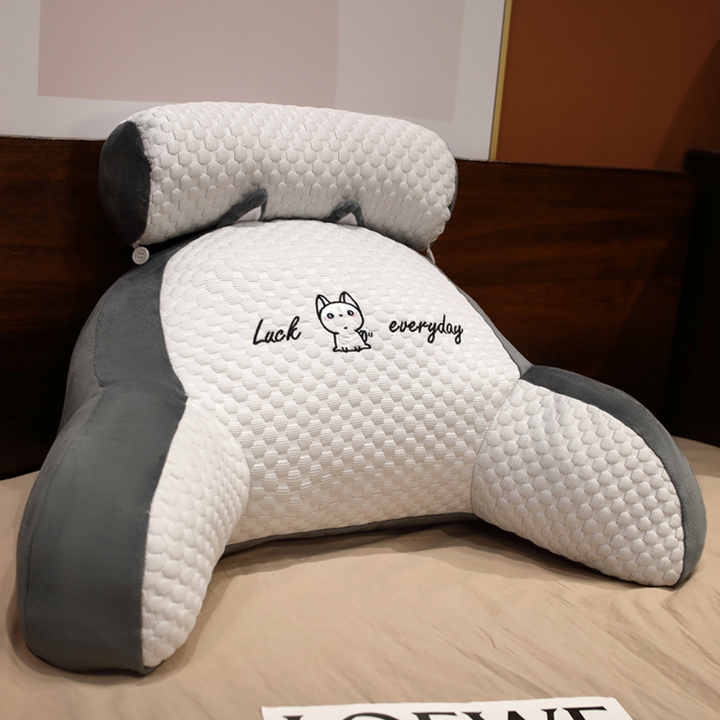 Reading Pillow Large Memory Foam Backrest Arm Support