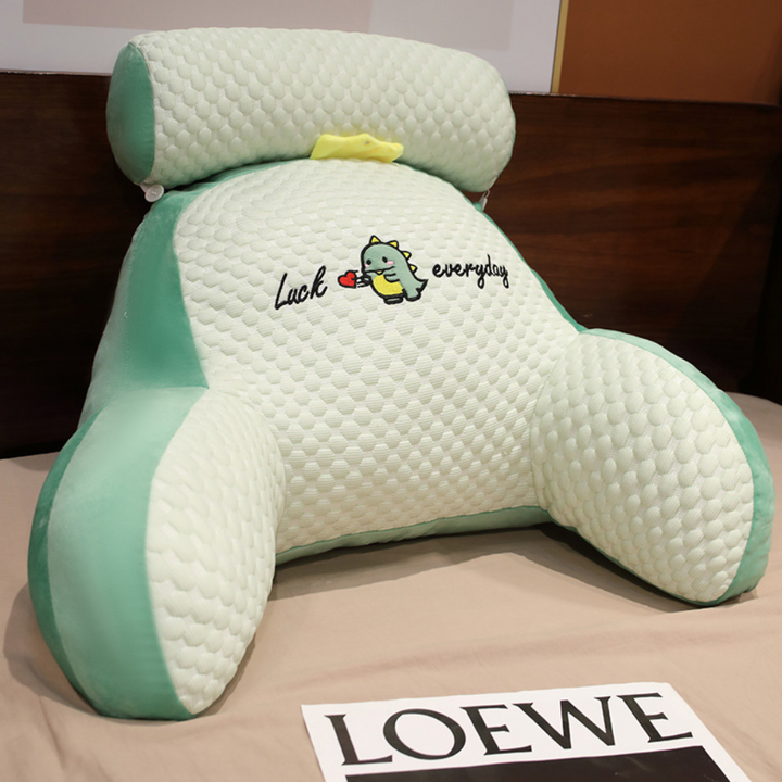 Reading Pillow Large Memory Foam Backrest Arm Support