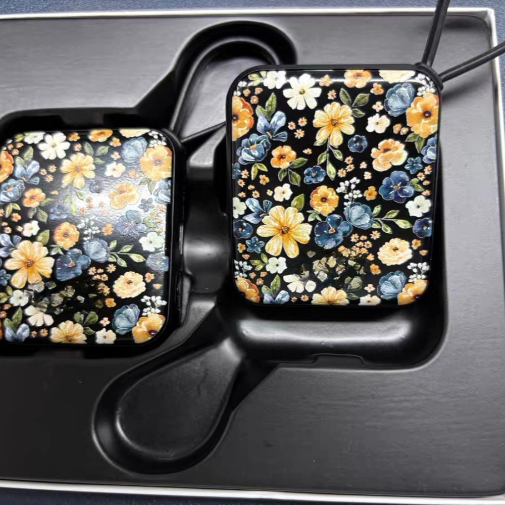 Hand Warmer Electric Rechargeable Portable Pocket Heater Floral