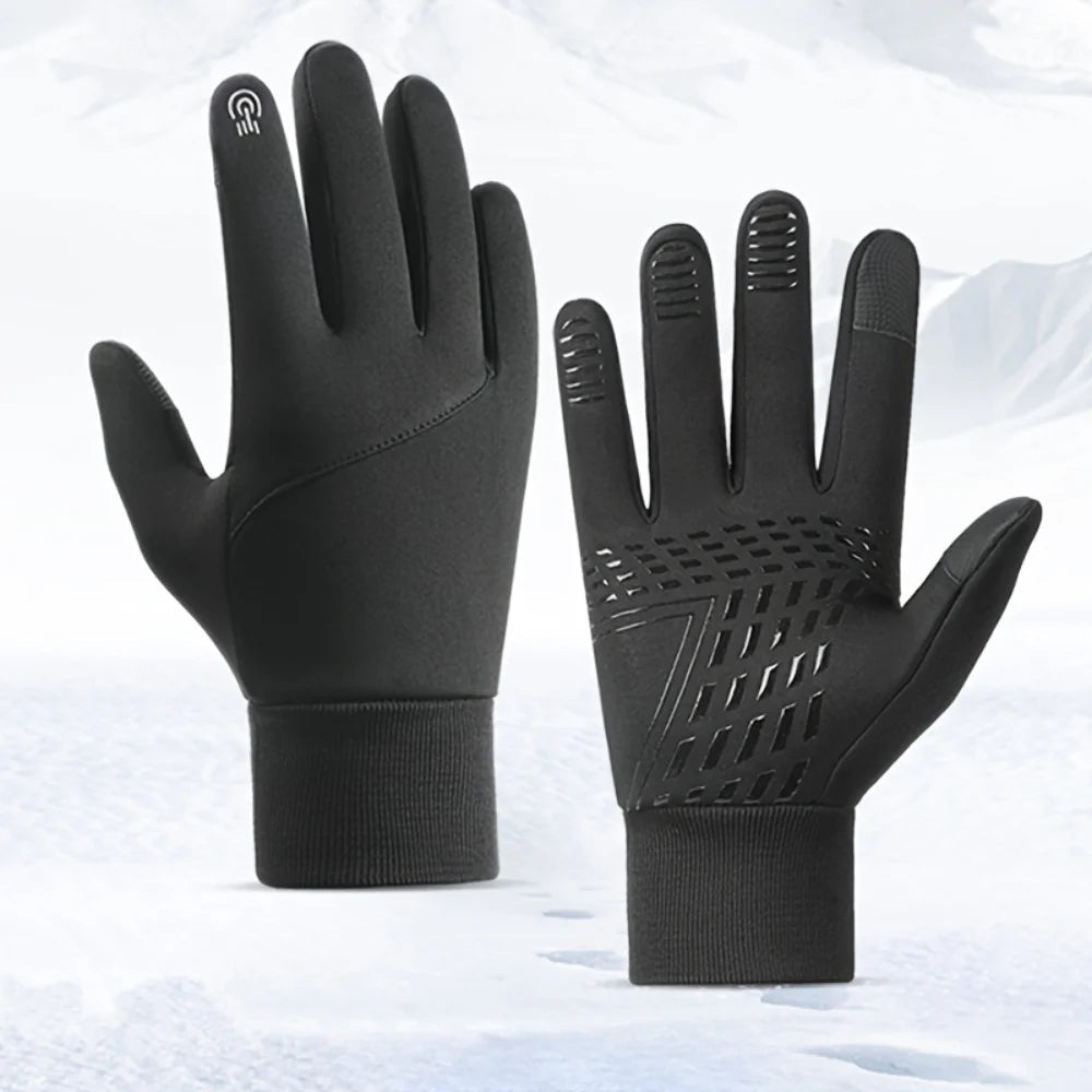 Winter Thermal Gloves Touchscreen Outdoor Grip Design